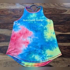 Burn Boot Camp Tie-Dye Tank Top, Size XL